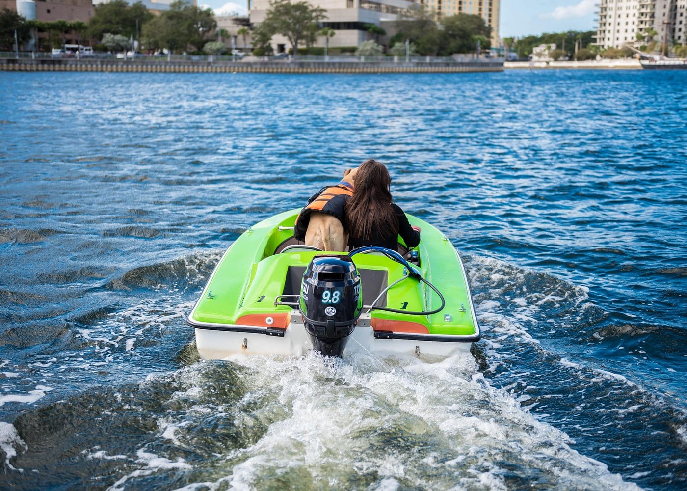 Mini Power Boat Rental at Tampa Riverwalk-1