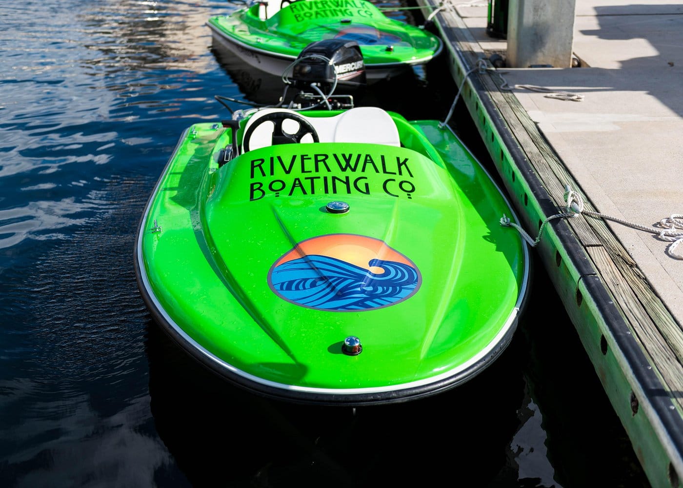 Mini Power Boat Rental at Tampa Riverwalk