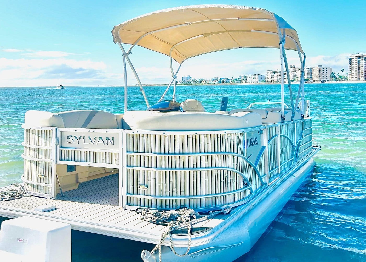 Half Day Private Tiki Boat Beach Tour from Fort Myers-1