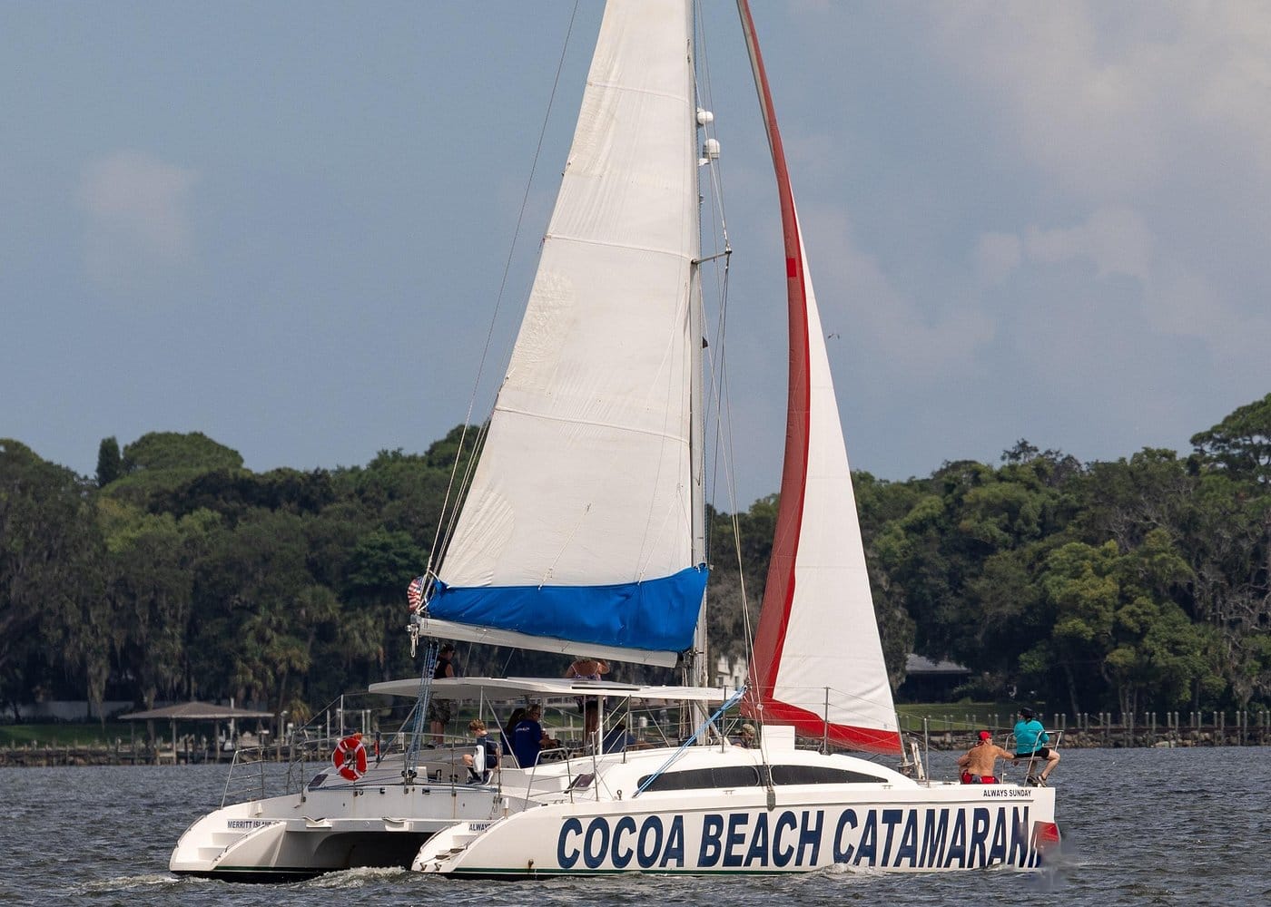 Sunset Catamaran Sail in Cocoa Beach-1 Sunset Catamaran Sail in Cocoa Beach-1