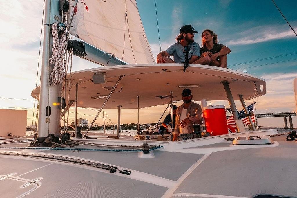 Sunset Catamaran Sail in Cocoa Beach-2 Sunset Catamaran Sail in Cocoa Beach-2