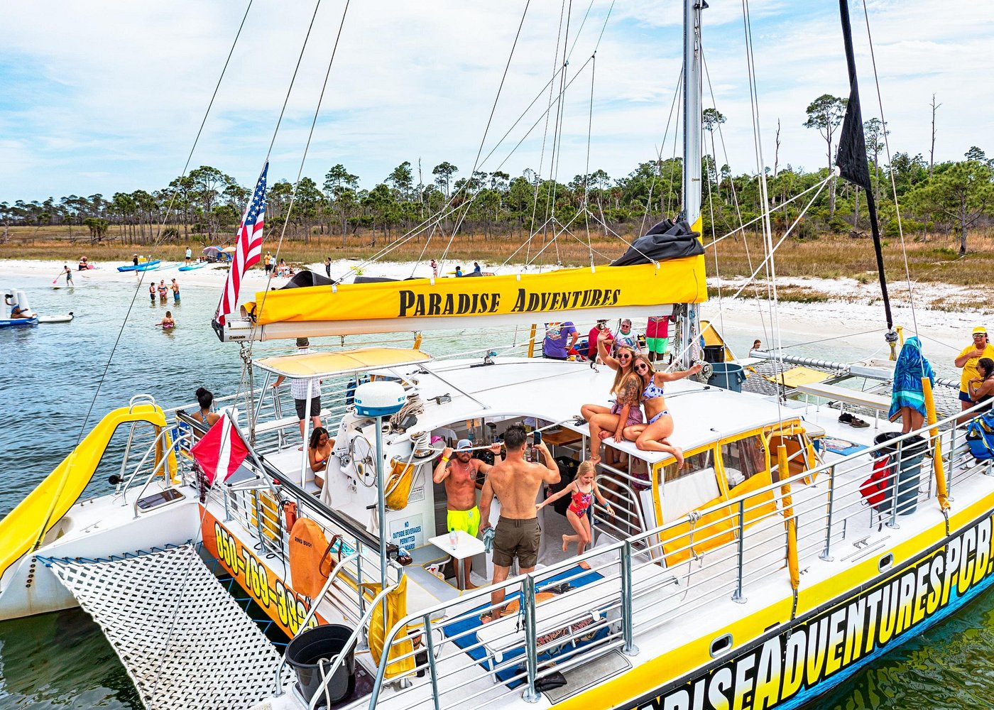 shell island inflatable adventure park & dolphin sightseeing tour